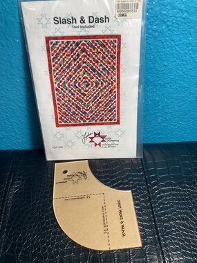 Quilt Pattern with TOOL: Slash & Dash  by Jackie’s Animas Quilts Publishing